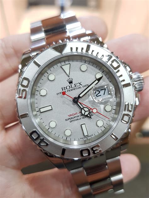 rolex yhatmaster platinum|Rolex yacht master platinum bezel price.